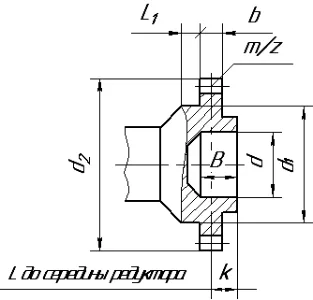 Цилиндрические двухступенчатые редукторы 1Ц2У (Ц2У) — рисунок 4